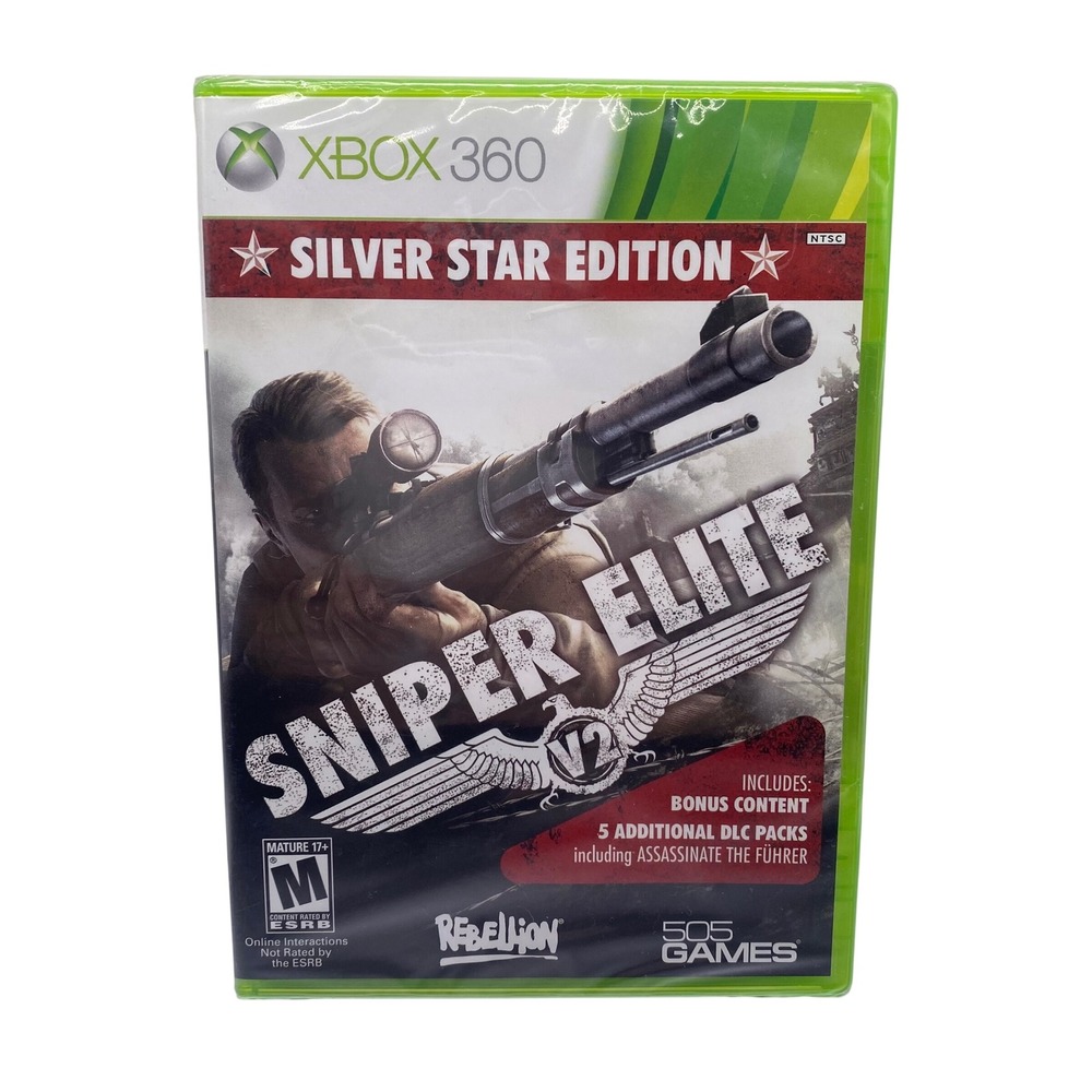 Sniper Elite‎ V2: Silver Star Edition - Xbox 360 NEW SEALED Video Game
